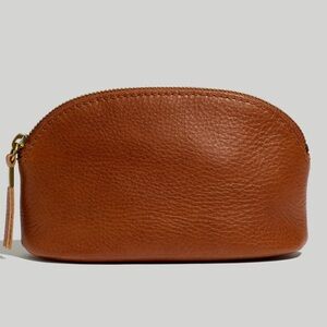 Madewell Leather Make Up Pouch cosmetic bag